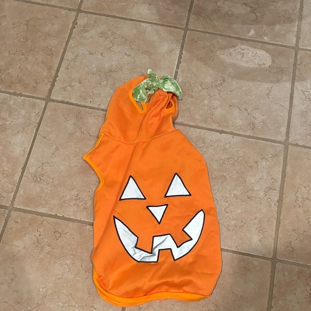 Dog size Medium Pumpkin Costume - Orange